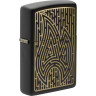 Зажигалка Zippo Maze Black Matte (арт. 49597)