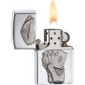 Zippo Classic 28837 — зажигалка-свеча, серебристая